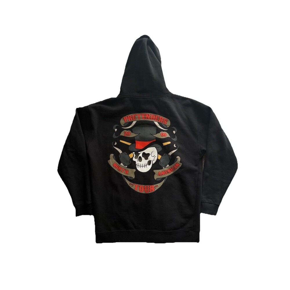 The Pretenders 2009 North American Tour Zip Hoodie Size Large